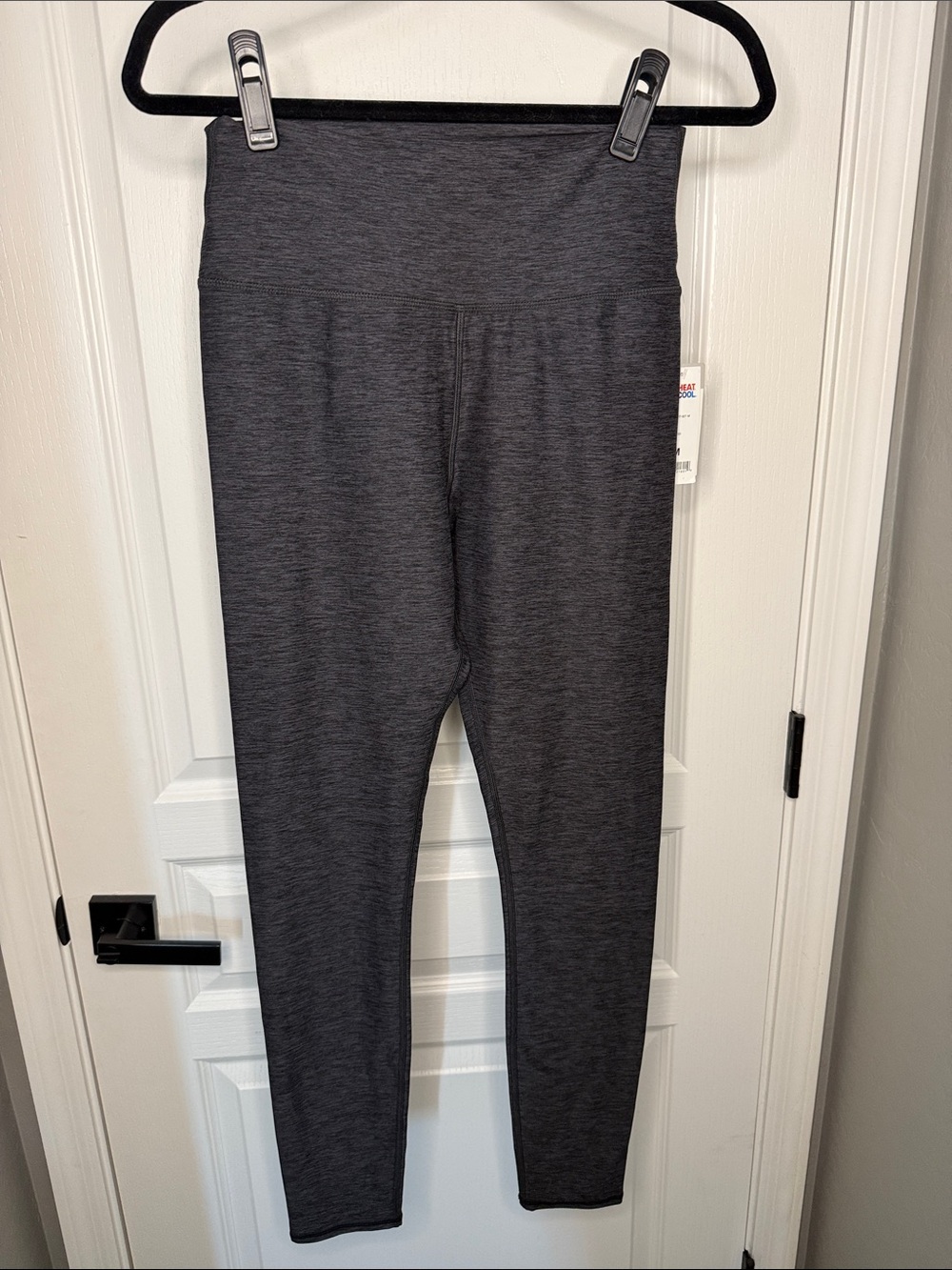 32 Degrees Women's High-Waist Leggings in Charcoal